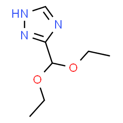 ChemSpider 2D Image | 3-(Diethoxymethyl)-1H-1,2,4-triazole | C7H13N3O2