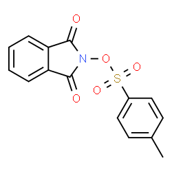 ChemSpider 2D Image | 2-{[(4-Methylphenyl)sulfonyl]oxy}-1H-isoindole-1,3(2H)-dione | C15H11NO5S