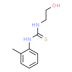 ChemSpider 2D Image | 1-(2-Hydroxyethyl)-3-(2-methylphenyl)thiourea | C10H14N2OS