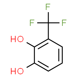 ChemSpider 2D Image | 3-(Trifluoromethyl)-1,2-benzenediol | C7H5F3O2