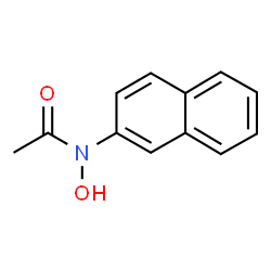 ChemSpider 2D Image | N-Hydroxy-N-(2-naphthyl)acetamide | C12H11NO2