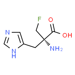 ChemSpider 2D Image | alpha-(Fluoromethyl)-L-histidine | C7H10FN3O2