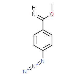 ChemSpider 2D Image | Methyl 4-azidobenzenecarboximidate | C8H8N4O
