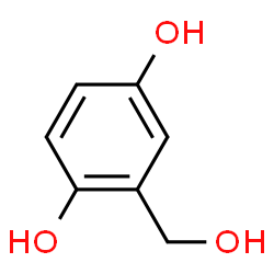 ChemSpider 2D Image | Gentisyl Alcohol | C7H8O3