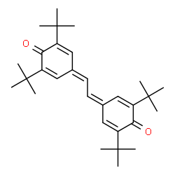 ChemSpider 2D Image | 3,3',5,5'-TETRA-TERT-BUTYLSTILBENEQUINONE | C30H42O2