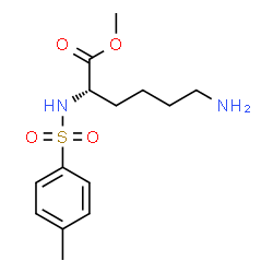 ChemSpider 2D Image | Methyl N~2~-[(4-methylphenyl)sulfonyl]-L-lysinate | C14H22N2O4S