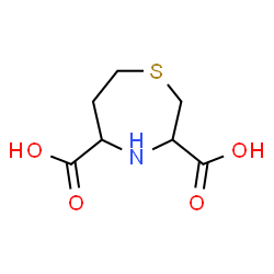 ChemSpider 2D Image | 1,4-Thiazepane-3,5-dicarboxylic acid | C7H11NO4S