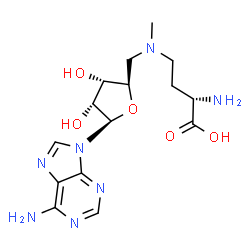 ChemSpider 2D Image | N(4)-Adenosyl-N(4)-methyl-2,4-diaminobutanoic acid | C15H23N7O5