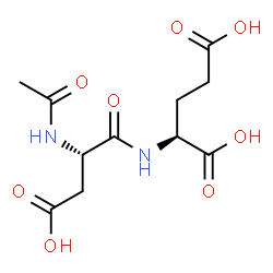 ChemSpider 2D Image | N-Acetylaspartylglutamic acid | C11H16N2O8