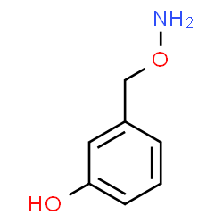 ChemSpider 2D Image | 3-((aminooxy)methyl)phenol | C7H9NO2