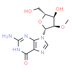 ChemSpider 2D Image | 2'-O-Methylguanosine | C11H15N5O5