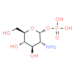 ChemSpider 2D Image | alpha-D-Glucosamine 1-phosphate | C6H14NO8P