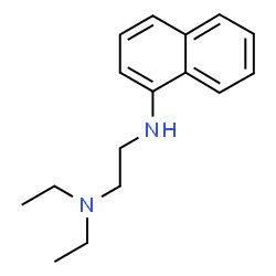 ChemSpider 2D Image | n,n-diethyl-n'-(1-naphthyl)ethylenediamine | C16H22N2