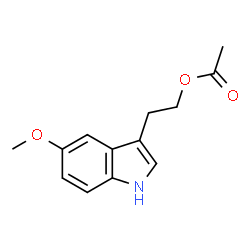 ChemSpider 2D Image | 2-(5-Methoxy-1H-indol-3-yl)ethyl acetate | C13H15NO3