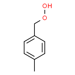 ChemSpider 2D Image | 4-Methylbenzyl hydroperoxide | C8H10O2