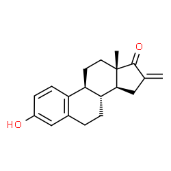 ChemSpider 2D Image | 16-Methylene-estrone | C19H22O2