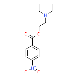 ChemSpider 2D Image | 2-diethylaminoethyl p-nitrobenzoate | C13H18N2O4