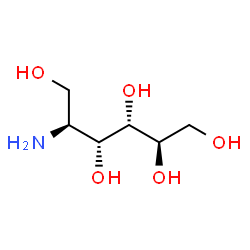 ChemSpider 2D Image | Glucosaminitol | C6H15NO5