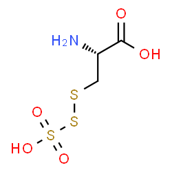 ChemSpider 2D Image | 3-(Sulfodisulfanyl)-L-alanine | C3H7NO5S3