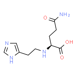 ChemSpider 2D Image | N~2~-[2-(1H-Imidazol-5-yl)ethyl]-L-glutamine | C10H16N4O3