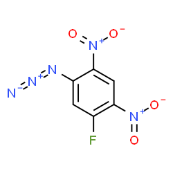 ChemSpider 2D Image | 5-fluoro-2,4-dinitrophenyl azide | C6H2FN5O4