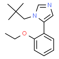 ChemSpider 2D Image | 1-(2,2-Dimethylpropyl)-5-(2-ethoxyphenyl)-1H-imidazole | C16H22N2O
