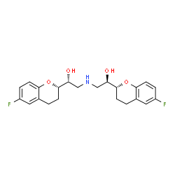 ChemSpider 2D Image | Dexnebivolol | C22H25F2NO4