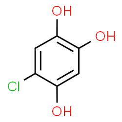 ChemSpider 2D Image | 5-Chloro-1,2,4-benzenetriol | C6H5ClO3