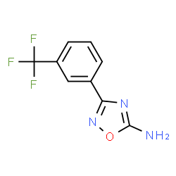 ChemSpider 2D Image | 3-[3-(Trifluoromethyl)phenyl]-1,2,4-oxadiazol-5-amine | C9H6F3N3O