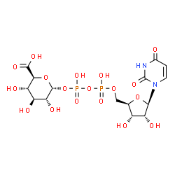 ChemSpider 2D Image | udp-glucuronic acid | C15H22N2O18P2