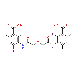 ChemSpider 2D Image | ioglycamic acid | C18H10I6N2O7