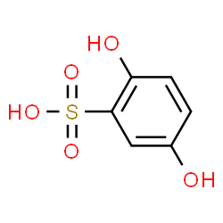 ChemSpider 2D Image | Dobesilic acid | C6H6O5S