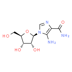 ChemSpider 2D Image | Acadesine | C9H14N4O5