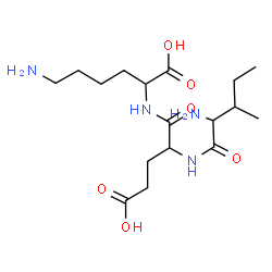 ChemSpider 2D Image | ile-glu-lys | C17H32N4O6