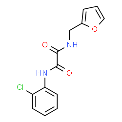 ChemSpider 2D Image | N-(2-Chlorophenyl)-N'-(2-furylmethyl)ethanediamide | C13H11ClN2O3