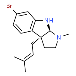 ChemSpider 2D Image | flustramine E | C16H21BrN2