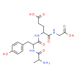 ChemSpider 2D Image | ala-tyr-glu-gly | C19H26N4O8