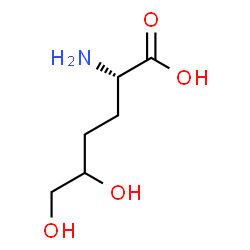 ChemSpider 2D Image | 5,6-Dihydroxy-L-norleucine | C6H13NO4