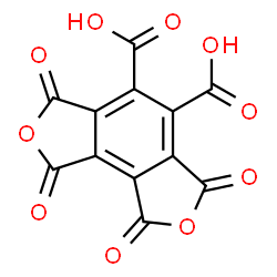 ChemSpider 2D Image | 1,3,6,8-Tetraoxo-1,3,6,8-tetrahydrofuro[3,4-e][2]benzofuran-4,5-dicarboxylic acid | C12H2O10