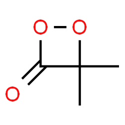 ChemSpider 2D Image | 4,4-Dimethyl-1,2-dioxetan-3-one | C4H6O3