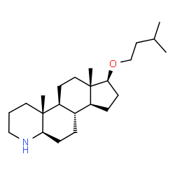 ChemSpider 2D Image | 17beta-Isopentyloxy-4-aza-5alpha-androstane | C23H41NO