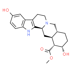 ChemSpider 2D Image | Methyl (16alpha,17alpha)-10,17-dihydroxyyohimban-16-carboxylate | C21H26N2O4