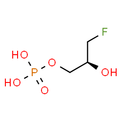 ChemSpider 2D Image | (2S)-3-Fluoro-2-hydroxypropyl dihydrogen phosphate | C3H8FO5P