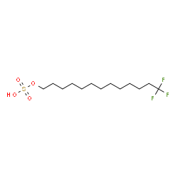 ChemSpider 2D Image | 13,13,13-Trifluorotridecylsulfuric acid | C13H25F3O4S