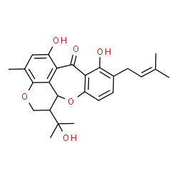 ChemSpider 2D Image | arugosin C | C25H28O6