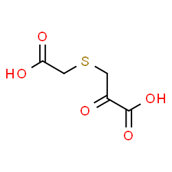 ChemSpider 2D Image | 3-[(Carboxymethyl)sulfanyl]-2-oxopropanoic acid | C5H6O5S