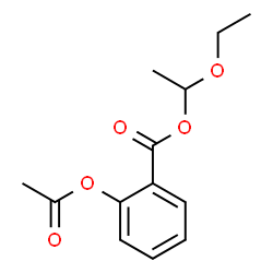 ChemSpider 2D Image | 1-Ethoxyethyl 2-acetoxybenzoate | C13H16O5