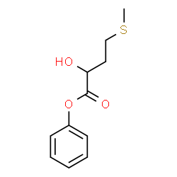 ChemSpider 2D Image | Phenyl 2-hydroxy-4-(methylsulfanyl)butanoate | C11H14O3S