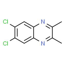 ChemSpider 2D Image | 6,7-Dichloro-2,3-dimethylquinoxaline | C10H8Cl2N2