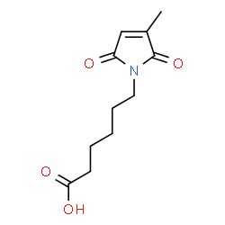 ChemSpider 2D Image | 6-(3-Methyl-2,5-dioxo-2,5-dihydro-1H-pyrrol-1-yl)hexanoic acid | C11H15NO4